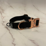 Collier de chien imperméable en PVC de 1 pouce