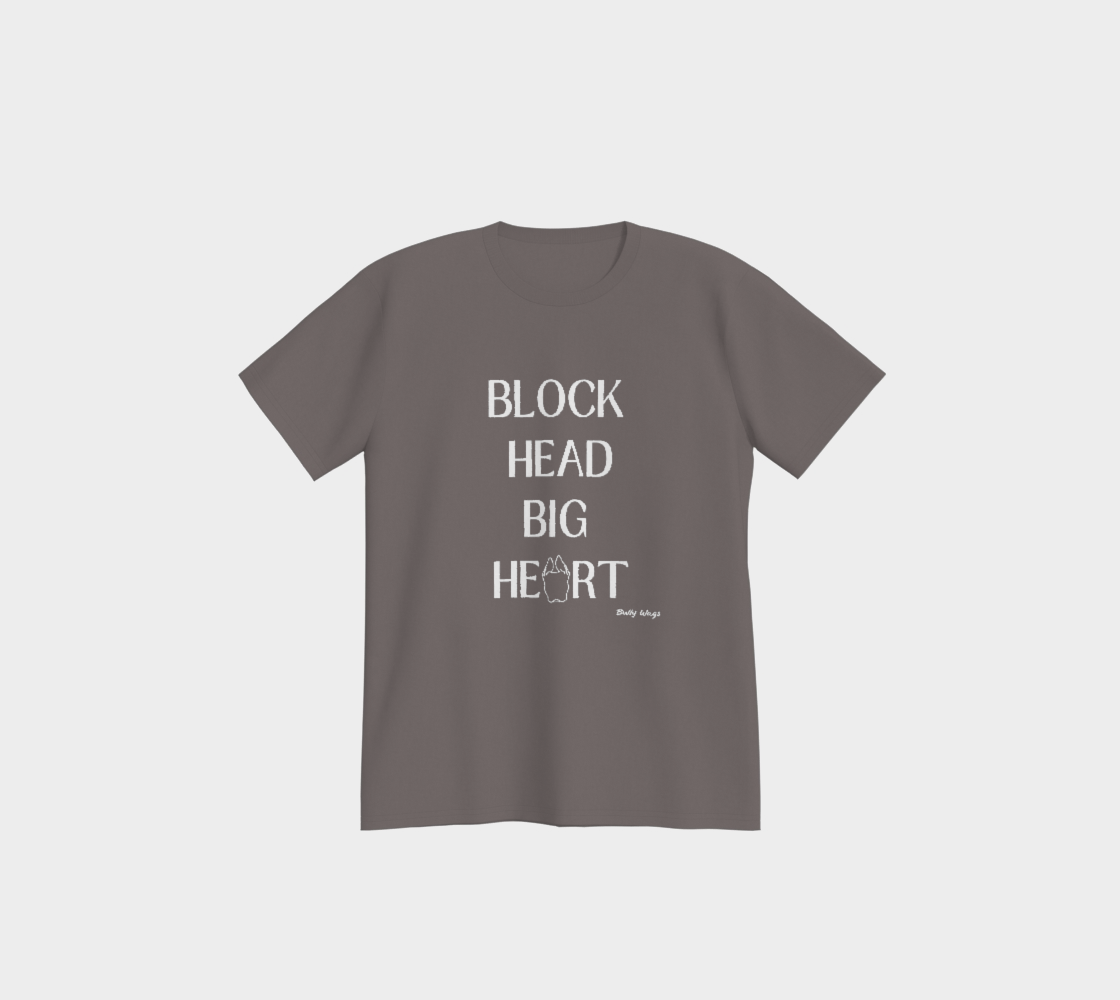 BLOCK HEAD, BIG HEART T-Shirt - Bully Wags