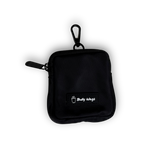Black Bully Wags accessory pouch featuring the Bully Wags logo on a white background.