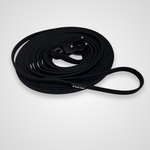 Waterproof PVC long line dog leash displayed on a white background.